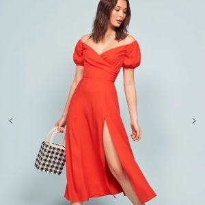 Reformation pearl dress